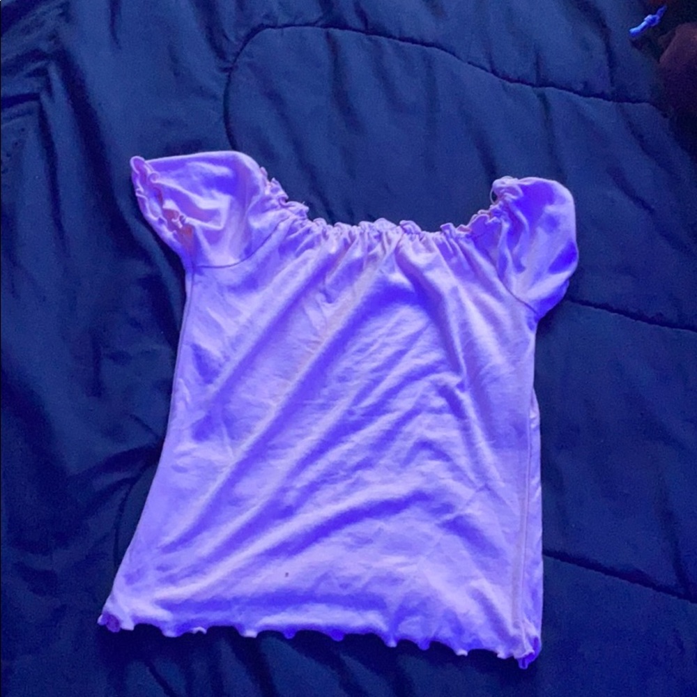 Pink crop top